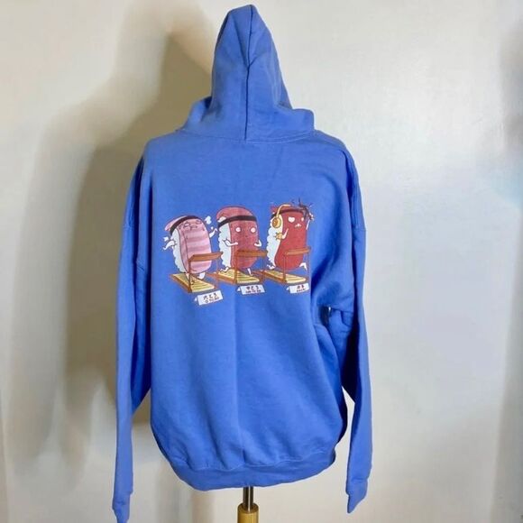 Sushi Workout Hoodie‎ Hooded Sweatshirt - Picture 1 of 8